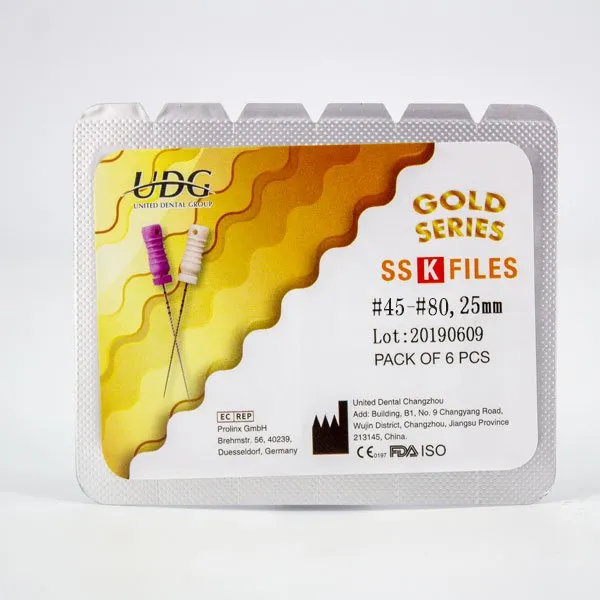 UDG K Files SS Gold فايلات يدوي كي ستيل