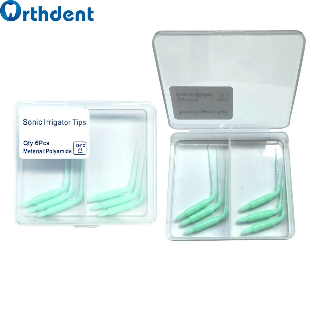 Ultrasonic Endodontic Sonic Irrigator Tips  رؤوس اكتفيشن 6قطع