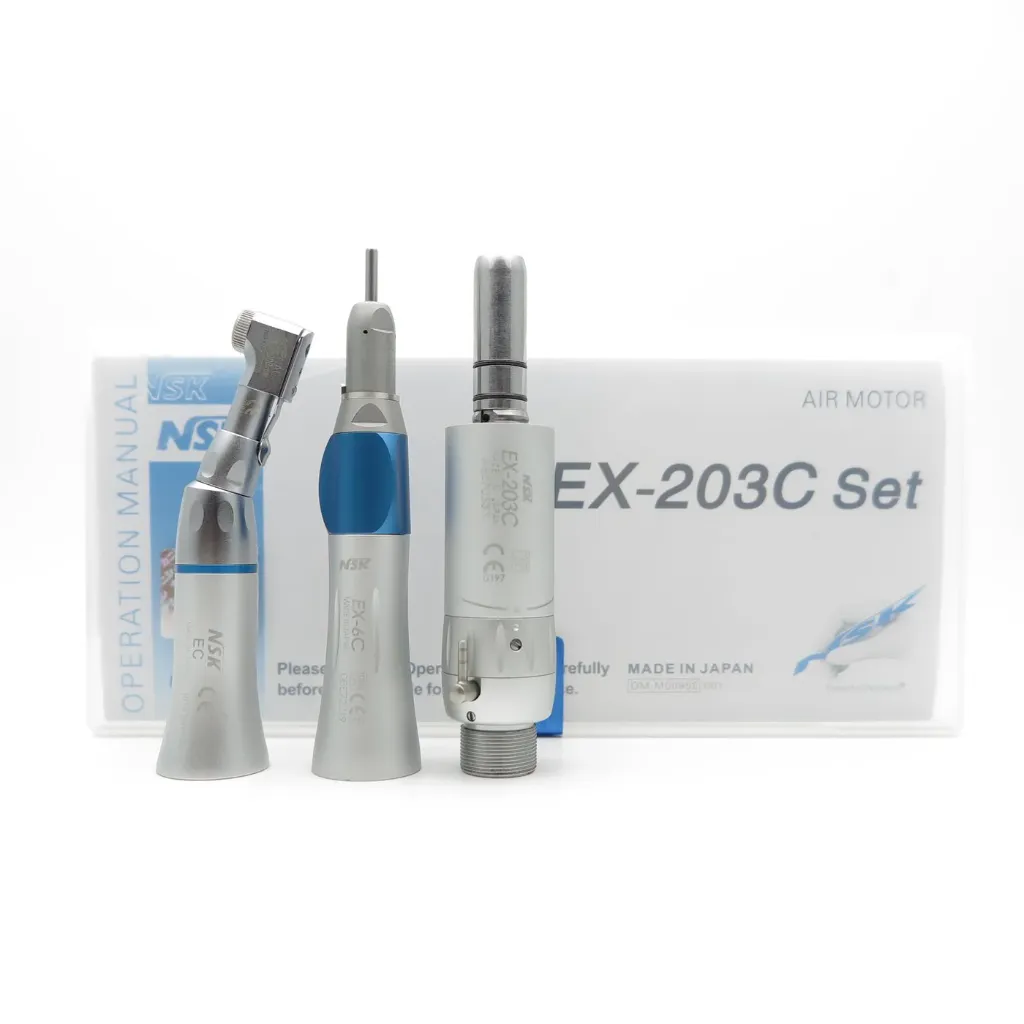 [203004HNSKSET] NSK EX-203C Set رأس قبضه بطيئه + قاعده كت قبضات بطيئه (4  مخارج)