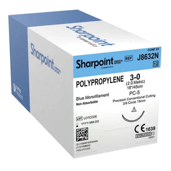POLYPROPYLENE MONOFILMENT خيوط جراحية (0*3)