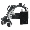Loupes Helmet Binocular Magnifier Adjustable 3.5x LED لوب