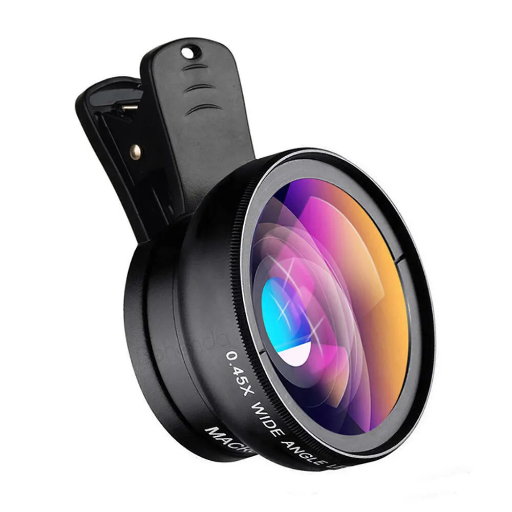 0.45x wide angle lens with macro عدسه تصوير