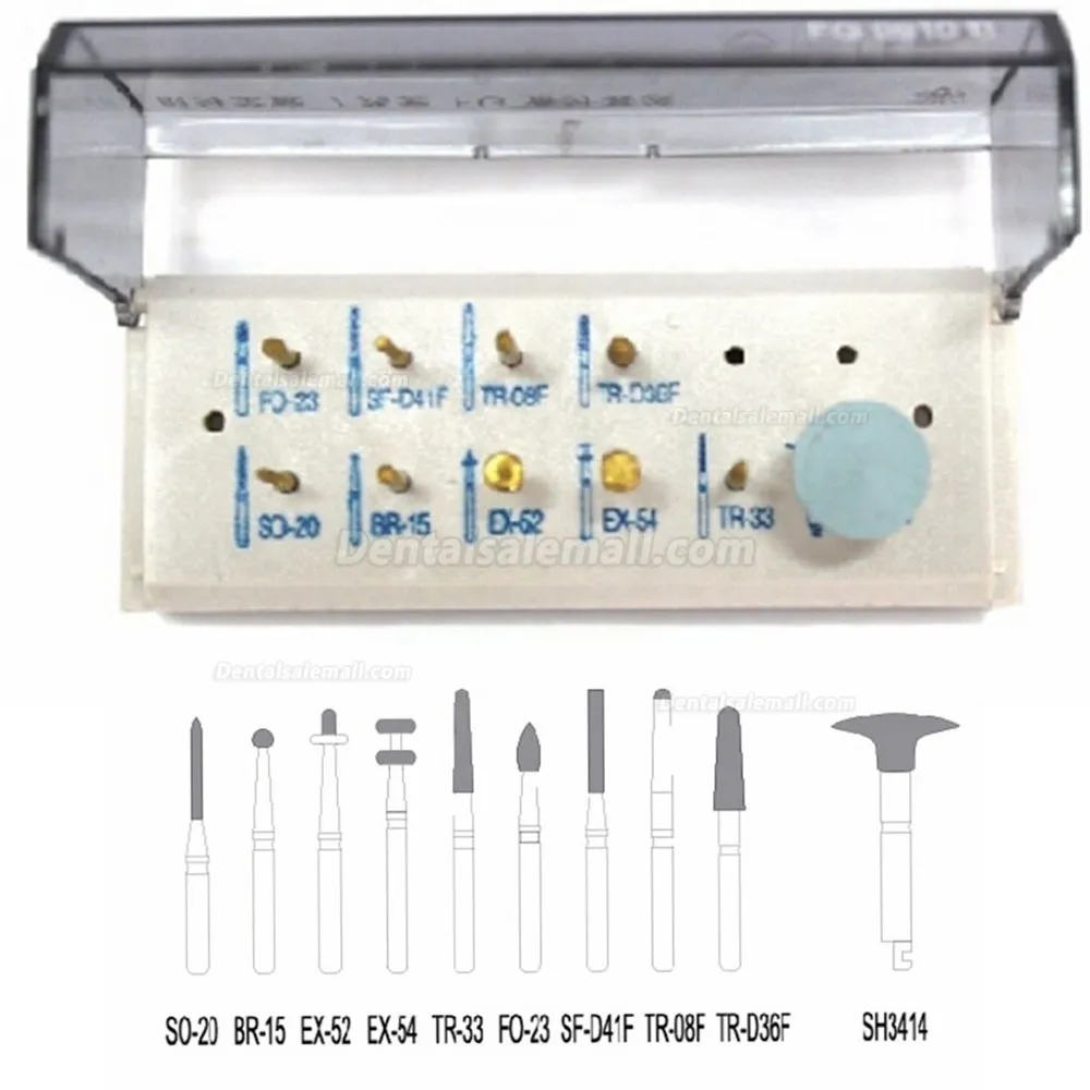 [5010000TBM0610] 10PCS/Kit Dental Porcelain Anterior Teeth for Ceramics Zirconia Crowns FG 0610 D