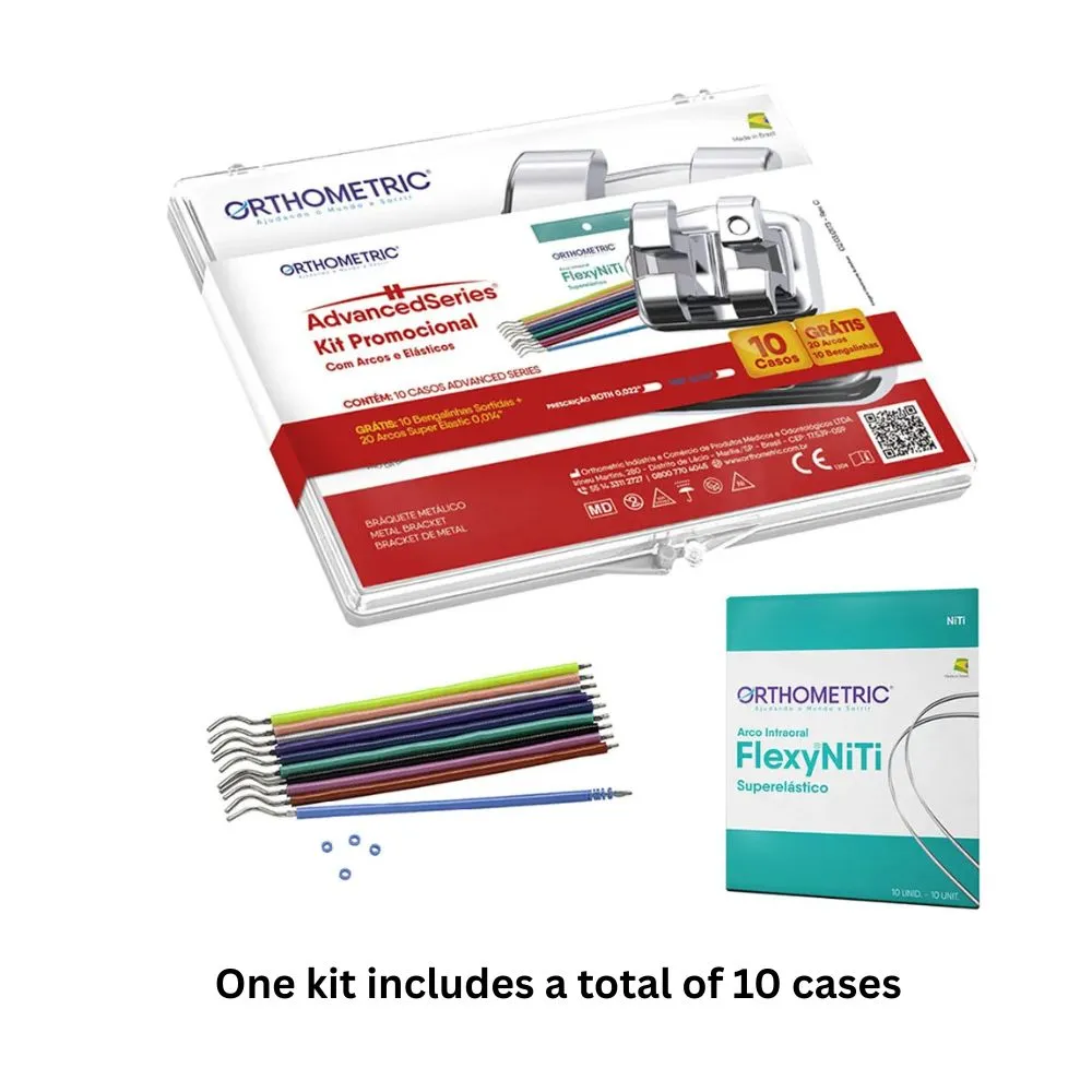 orthometric advance series kit كت ادفانس براكت ميتال (ROTH)